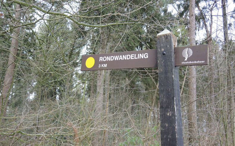 voetzoekers-noordbargerbos-noord-routepaal